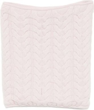 N.Peal cable snood - unisex - Organic Cashmere - One Size - Pink