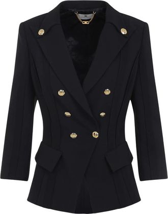 Elisabetta Franchi Button Double-breasted Jacket