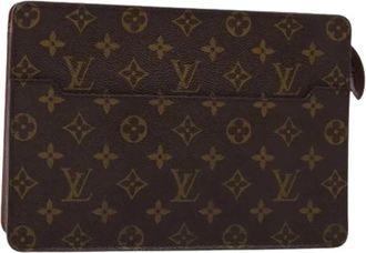 Louis Vuitton Pre-owned Clutches, female, Brown, Size: ONE SIZE Pre-owned Vintage Monogram Clutch