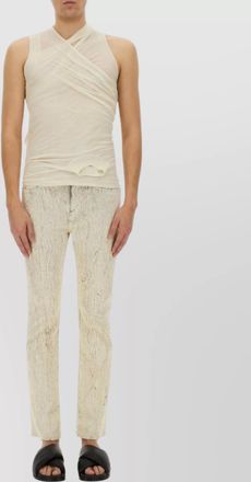 Rick Owens textured fabric utility trousers