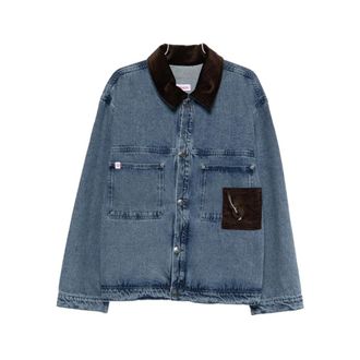 Charles Jeffrey Loverboy Outerwear Charles Jeffrey Loverboy - Heren - Spijkerjassen - Veelkleurig - L - Denim - Jassen