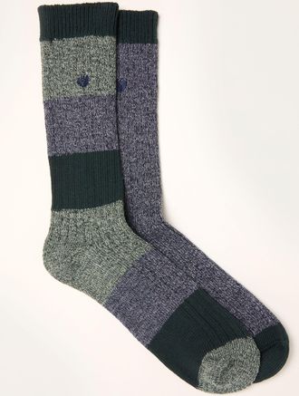 Fat Face FatFace Blue 2 Pairs of Boot Socks