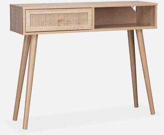 Sweeek Consola estilo escandinavo de caña, 100cm