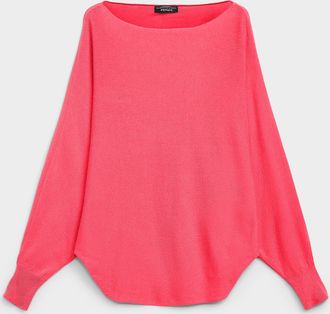 Contemporaine Womens Loose boat-neck sweater Exclusive collection from Italy