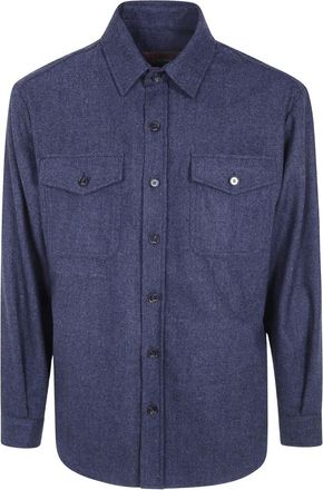 Cruna Osaka Overshirt - Heren - Overhemden - Blauw - Maat: 2XL