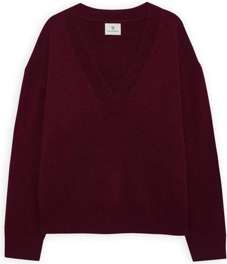 Anine Bing Su&eacute;ter Lee - Knitwear - Mujer - Rojo - XS