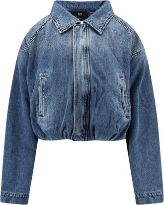3x1 Denim Jacket con Colletto Classico - - Jackets - Donna - Blu - S