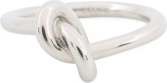 Celine Silver Metal Band Ring (Pre-Owned)