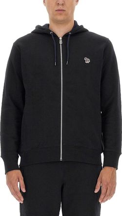 Paul Smith Sweatshirt With Zebra Patch-Uomo