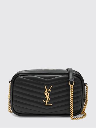 Saint Laurent Mini camera bag Lou in nappa matelass&eacute; con monogramma YSL