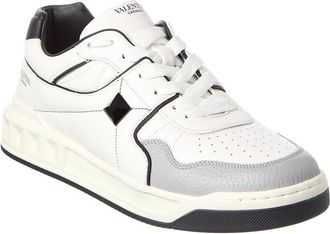 Valentino Roman Stud Leather Sneaker
