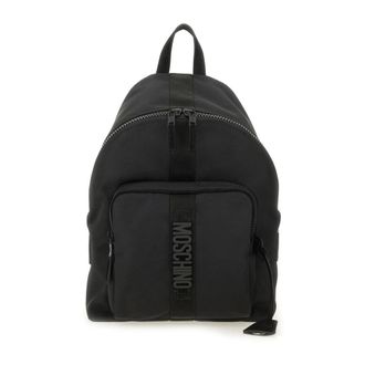 Moschino Tassen, Heren, Zwart, ONE Size, Nylon, Cordura Nylon Rugzak Groot