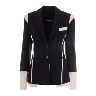 Patrizia Pepe Patrizia Pepe, Blazers, female, Black, Size: XS Gabardina