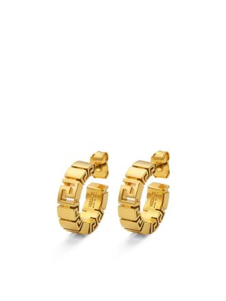 Versace Oorbellen met Greca-patroon - Goud