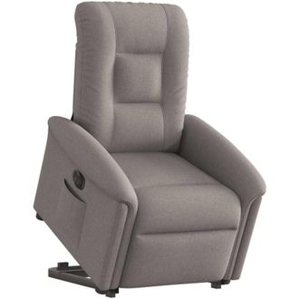 vidaXL Vidaxl - Sill&oacute;n El&eacute;ctrico Reclinable Elevable De Tela Gris Taupe