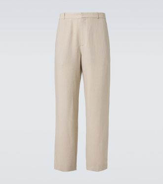 The Row Toril linen-blend wide-leg pants