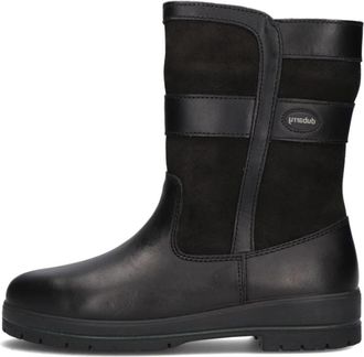 Dubarry Leren Enkellaarzen Roscommon - Dames - Regenlaarzen - Zwart - 37 EU - Schoenen