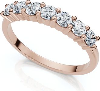 Pompeii3 3/8Ct Diamond Wedding Stackable Womens Anniversary Ring 14k Gold or Pt Lab Grown