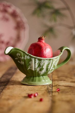 Terrain Botanical Silhouette Gravy Boat