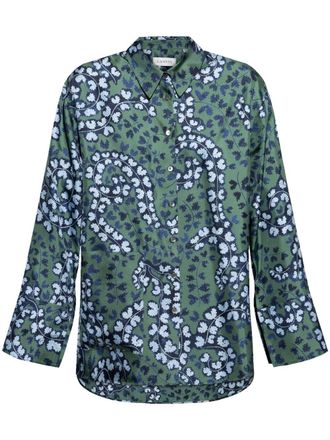 Lanvin Shirt met print - Groen