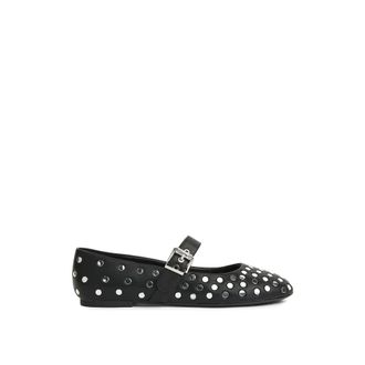 Karl Lagerfeld Karo Studded Ballerina