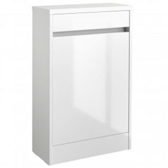 Clifton White Bathroom Back to Wall Toilet WC Unit 494mm Wide