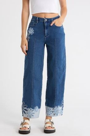 Free People Betty High Waist Knit Jeans in Dark Wash at Nordstrom Rack, Size 31