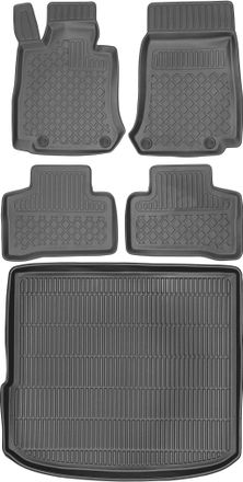 OEM Juego De Alfombrillas Para Coche Y Maletero Para Mercedes Glc C253 Coup&eacute; De 2018