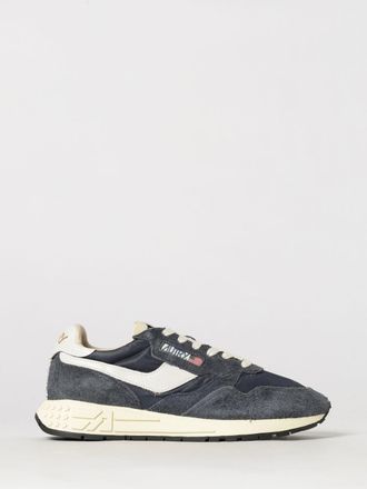 Autry Reelwind Nylon and Suede Bovine Leather Sneakers with Jagged Sole