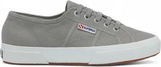 Superga Canvas Veters Rubberen Zool Sneakers - Heren - Sneakers - Grijs - 36 EU - Schoenen