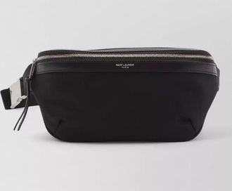 Saint Laurent canvas belt bag adjustable strap buckle