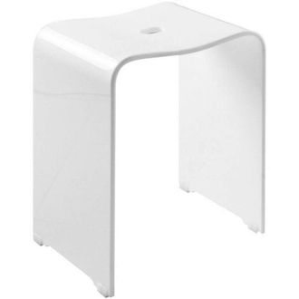 Ridder Sapho Accesorios Ridder - Taburete De Ba&ntilde;o, Blanco Mate A211101