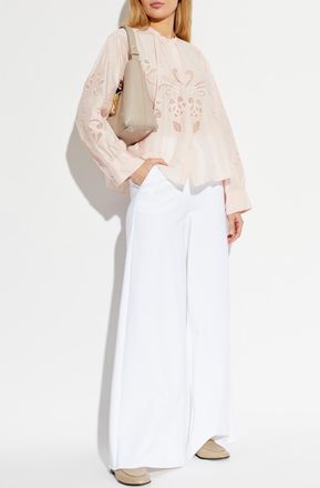 Max Mara Corona Trousers, Womens, White