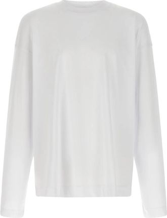 Dries Van Noten Hegland T-Shirt - Heren - Longsleeves - Wit - M - Katoen - Tops