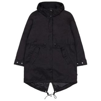 Selfhood Mid Length Parka Mantel f&uuml;r Damen | schwarz