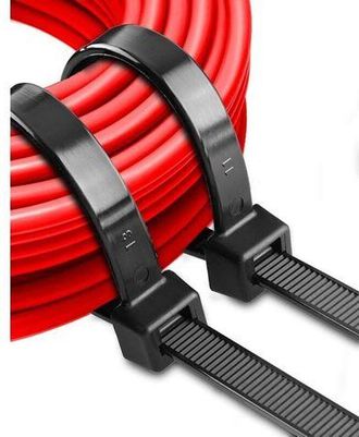 OEM Bridas De Pl&aacute;stico De 500 Mm X 12 Mm, Bridas De Nailon Negras Profesionales Rilsan, Bridas Largas Y Grandes Para Cables El&eacute;ctricos Para Uso Exterior, 