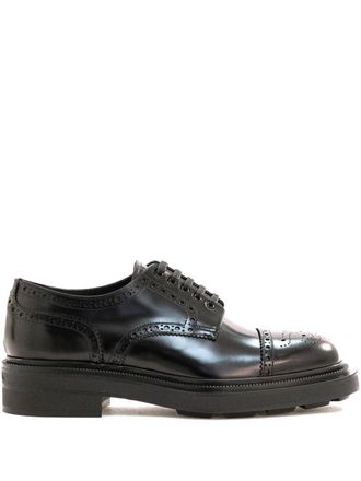 Prada Derby stringate - Nero