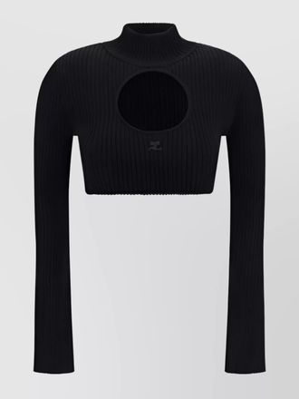 Courr&egrave;ges cropped shirt