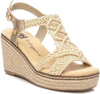 Xti Womens Braided Wedge Sandals
