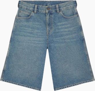 Dickies Mens Dickies 13 Inch Loose Khaki Tinted Jean Short - Blue - Size: 32/32