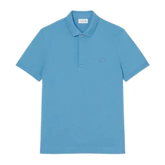 Lacoste Heren, Tops, Blauw, Maat: M Piqu&eacute;