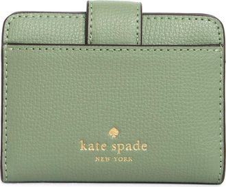 Kate Spade New York phoebe refined leather card case in Balsam Green at Nordstrom Rack