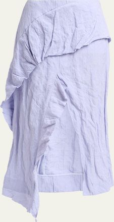 Proenza Schouler Hansly Textured Cotton Skirt