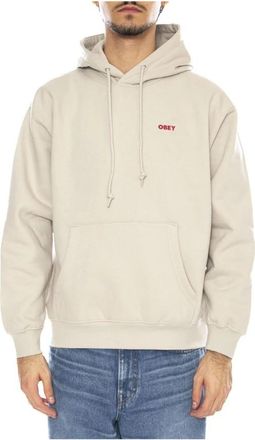 Obey Hoodies - Heren - Hoodies - Beige - L - Katoen - Hoodies & sweatvesten