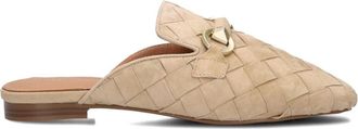 Stefano Lauran Beige Su&egrave;de Instappers voor Dames - Dames - Slip ons - Beige - 37 EU - Su&egrave;de - Schoenen