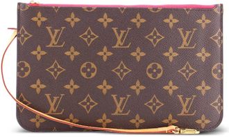 Louis Vuitton Neverfull Pochette Monogram Canvas Large pouch - Brown