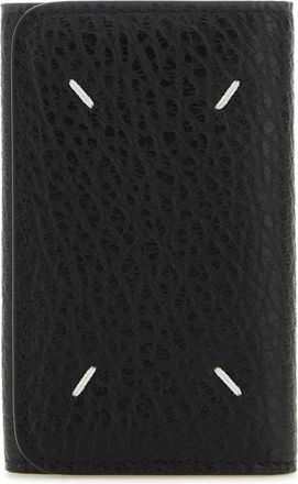 Maison Margiela Four Stitches Sleutelhanger - Dames - Portefeuilles - Zwart - ONE Size - Leer - Accessoires