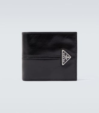 Prada Logo leather wallet