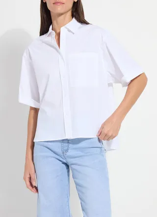Lyss&eacute; Corinna Oversized Cropped Shirt