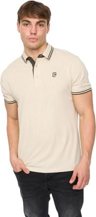 Crosshatch Heren Mackerby Polo Shirt (Off White)